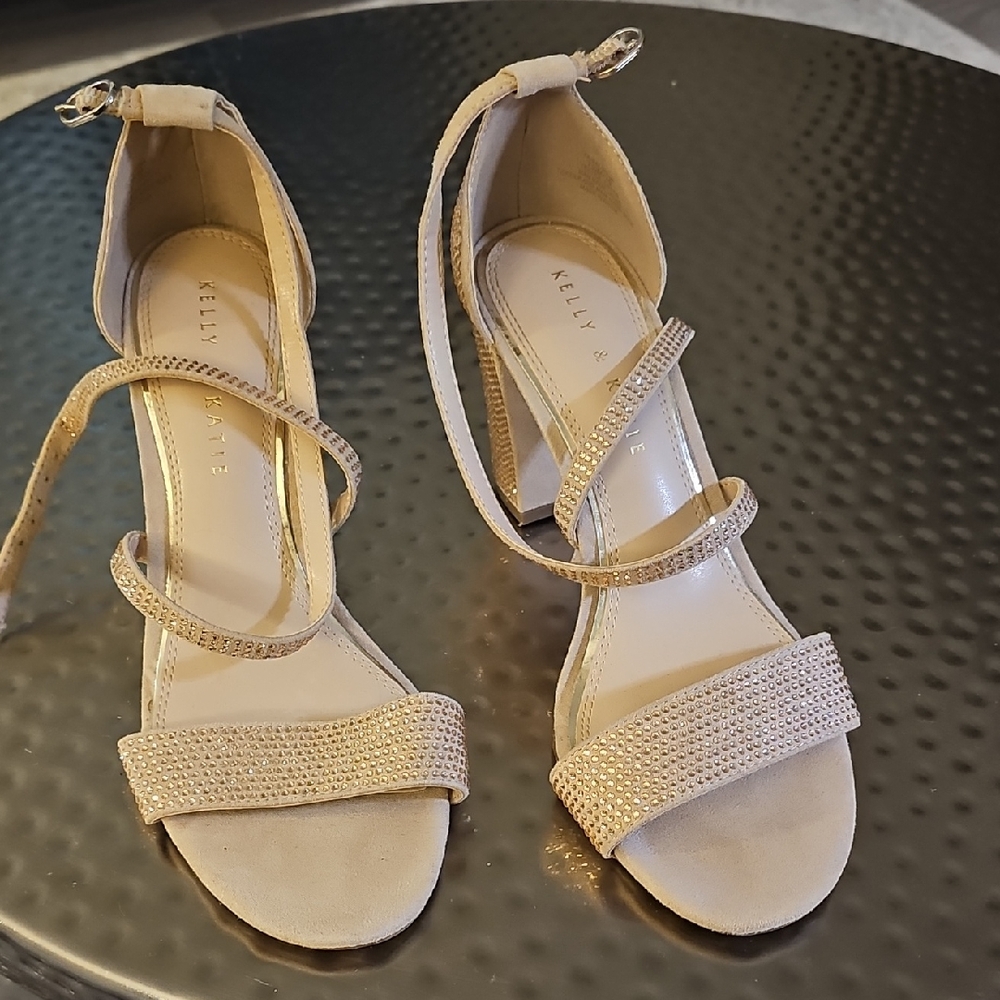 Kelly & Katie Tan Strappy Heels